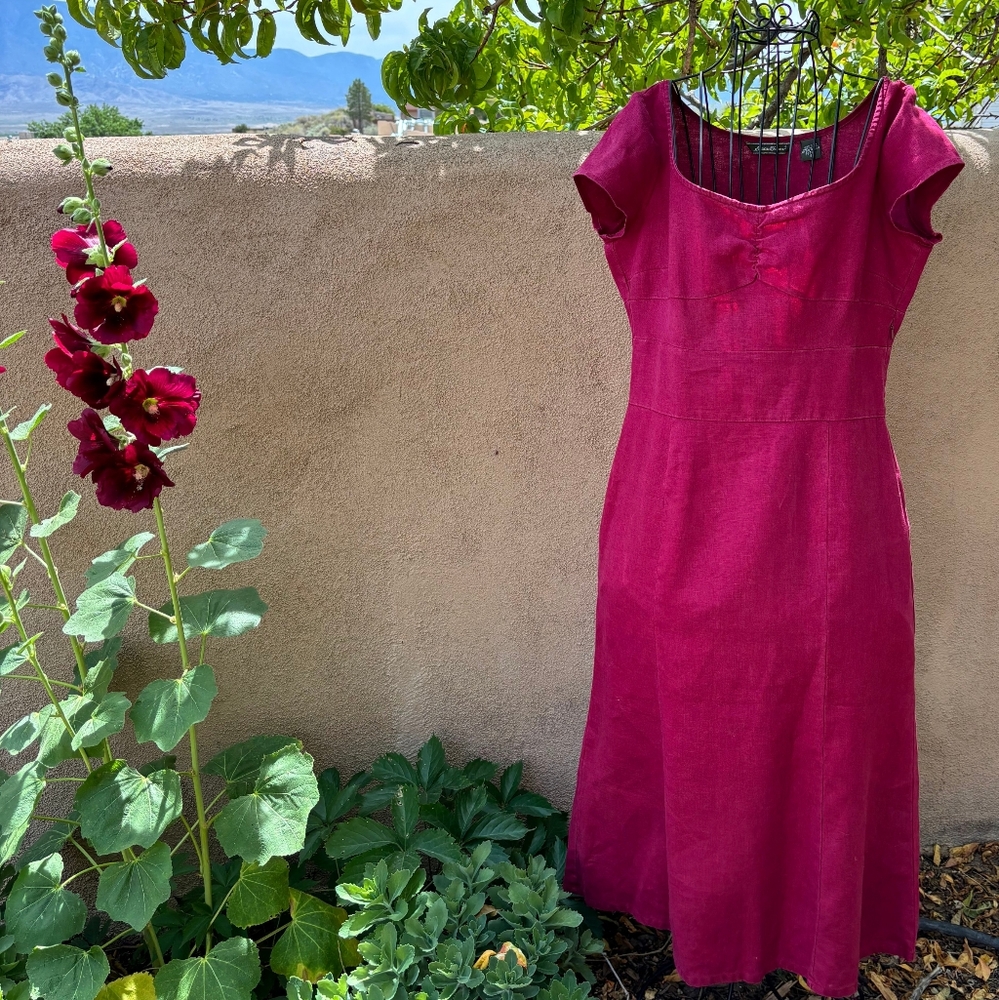 Eddie Bauer linen dress